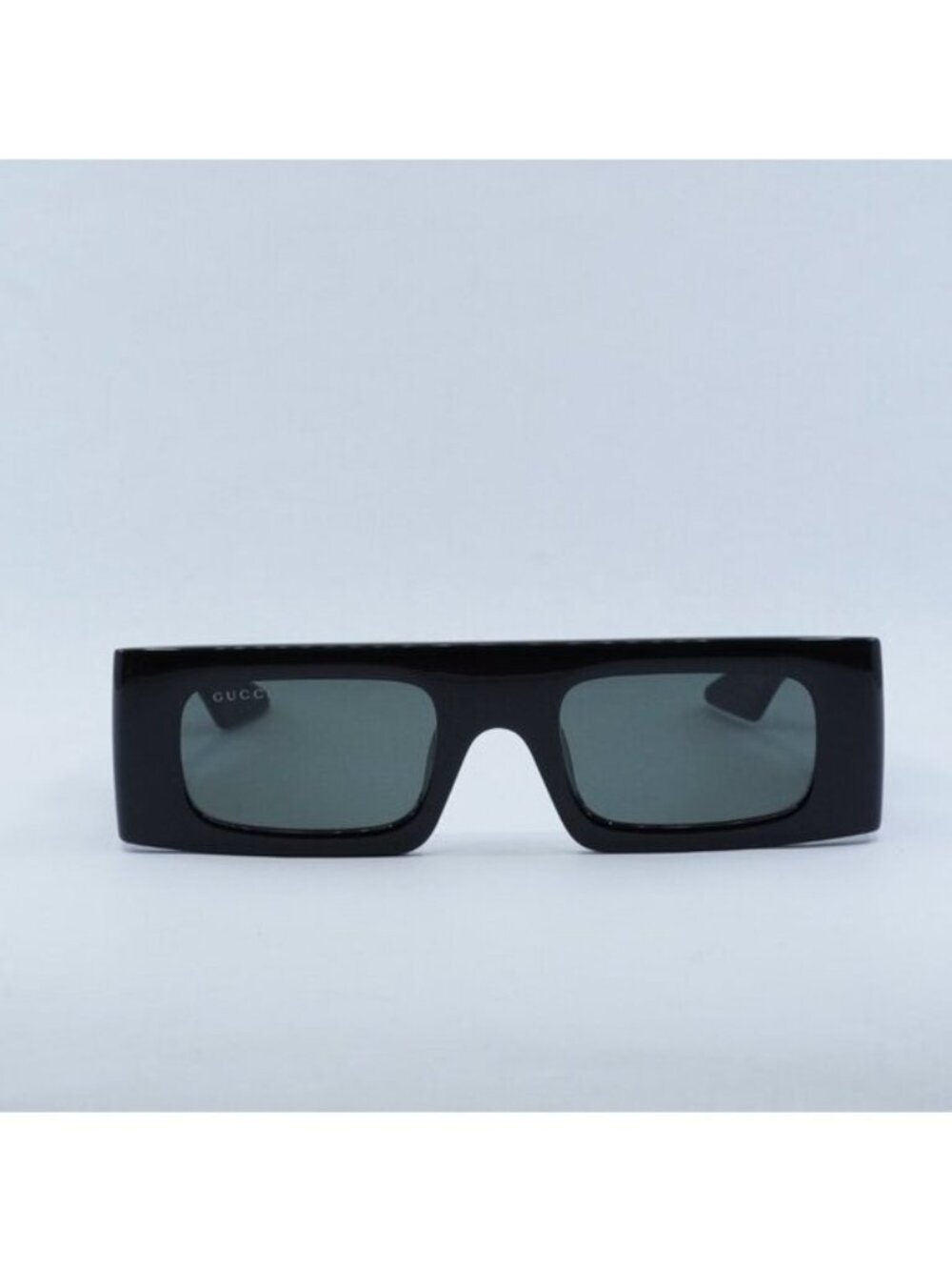 Gucci GG1646S 001 Sunglasses Black Rectangle Frame, Grey Lenses - Picture 2 of 11